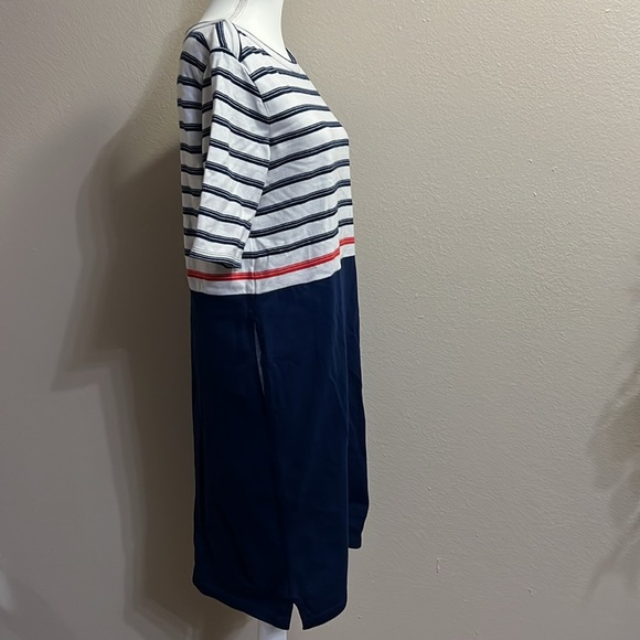 Land's End Women's Heritage Cotton Jersey Elbow Sleeve Dress size S - Picture 9 of 14